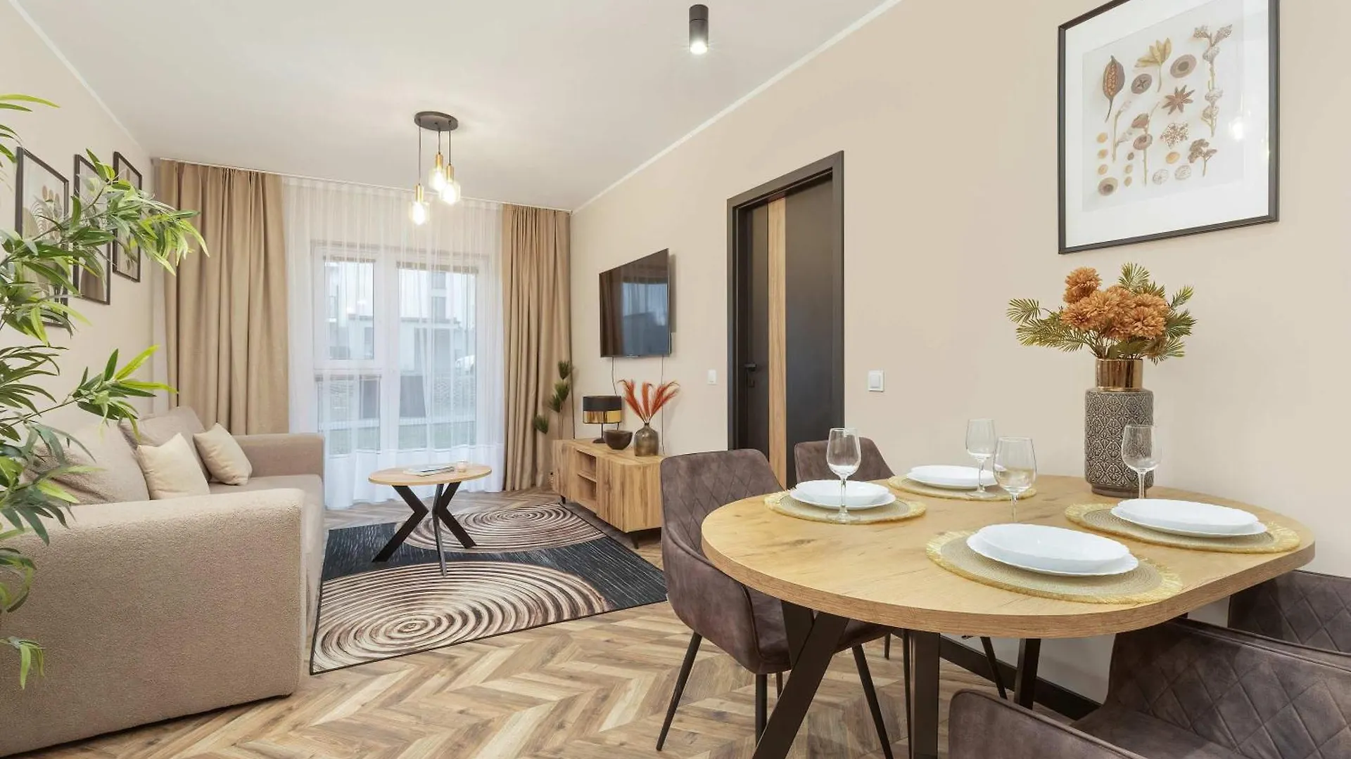 Jasny I Elegancki Apartament Pastelowa Z Parkingiem By Noclegi Renters Gdansk